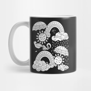 Noncolored Fairytale Weather Forecast Print Mug